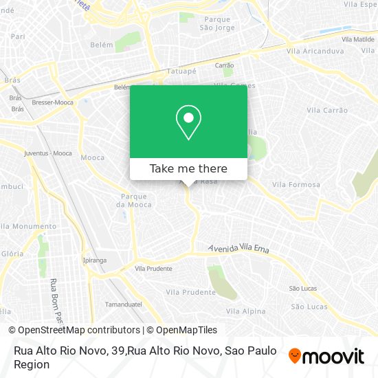 Rua Alto Rio Novo, 39,Rua Alto Rio Novo map