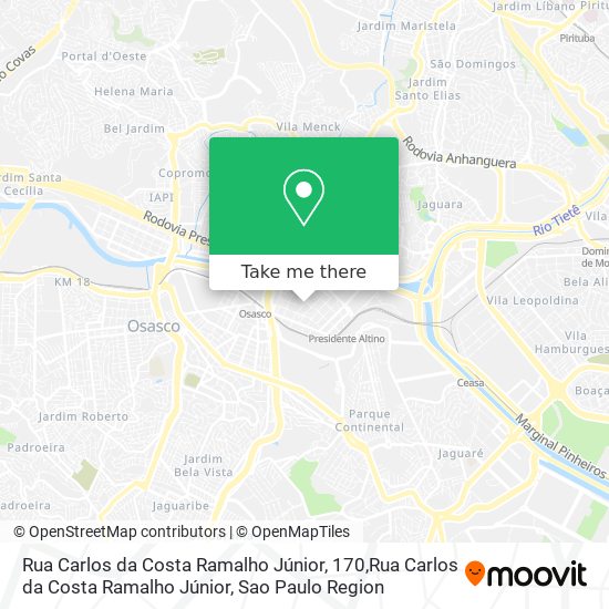 Rua Carlos da Costa Ramalho Júnior, 170,Rua Carlos da Costa Ramalho Júnior map