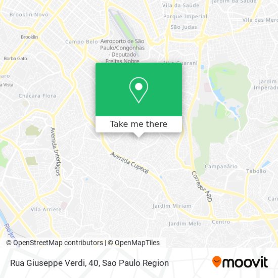 Mapa Rua Giuseppe Verdi, 40