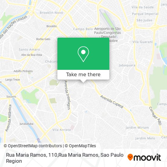 Mapa Rua Maria Ramos, 110,Rua Maria Ramos