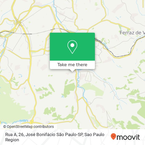 Rua A, 26, José Bonifácio São Paulo-SP map