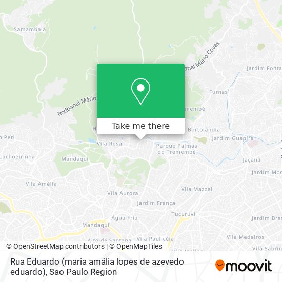 Mapa Rua Eduardo (maria amália lopes de azevedo eduardo)