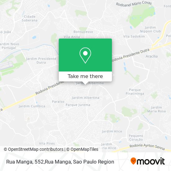 Rua Manga, 552,Rua Manga map