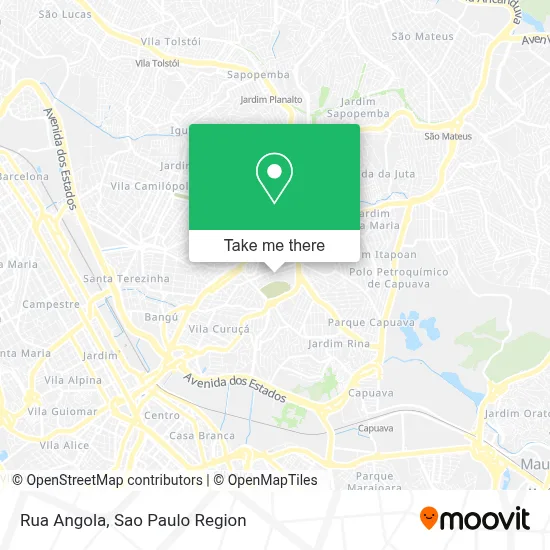 Rua Angola map