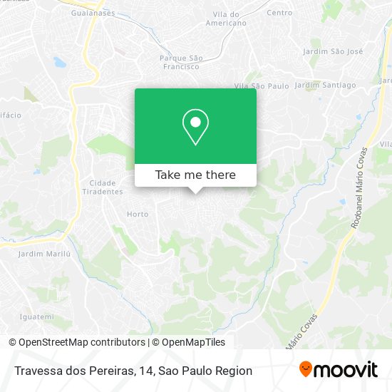 Travessa dos Pereiras, 14 map