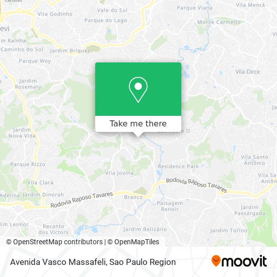 Avenida Vasco Massafeli map