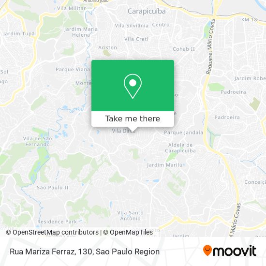 Rua Mariza Ferraz, 130 map