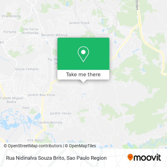 Rua Nidinalva Souza Brito map