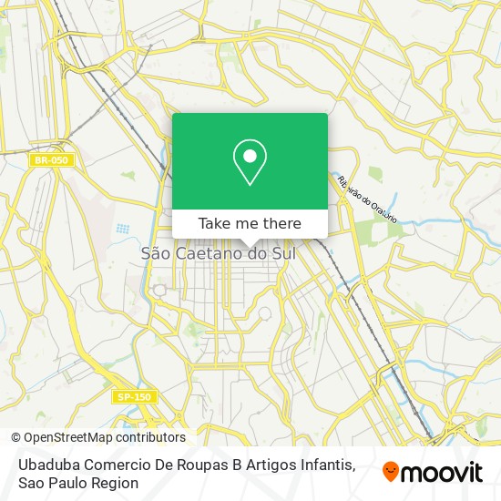 Ubaduba Comercio De Roupas B Artigos Infantis map