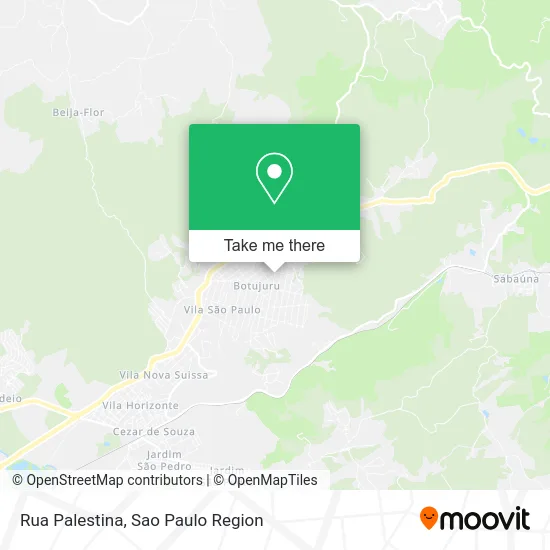 Rua Palestina map