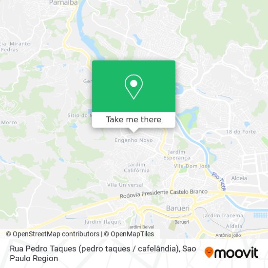 Rua Pedro Taques (pedro taques / cafelândia) map
