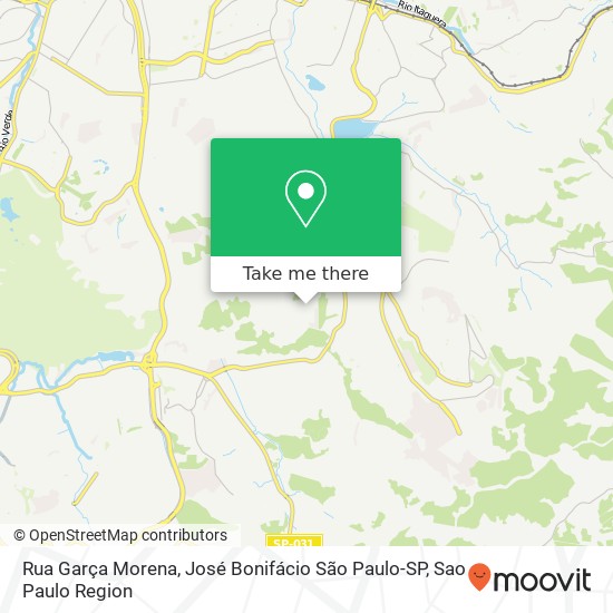 Rua Garça Morena, José Bonifácio São Paulo-SP map