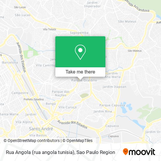 Rua Angola (rua angola tunísia) map