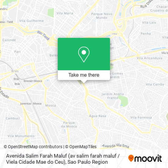 Avenida Salim Farah Maluf (av salim farah maluf / Viela Cidade Mae do Ceu) map