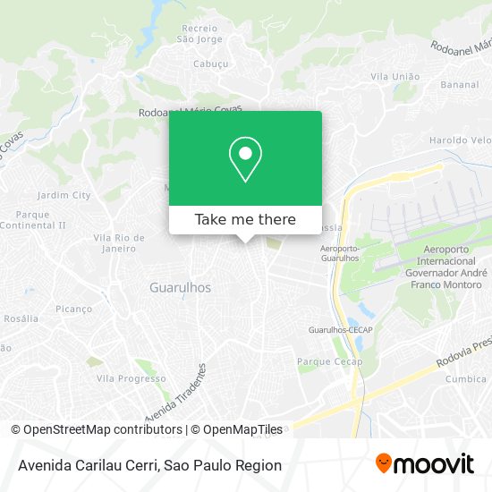 Avenida Carilau Cerri map