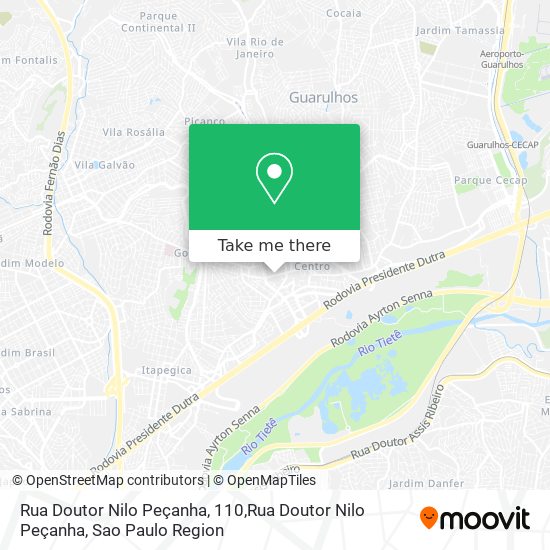 Mapa Rua Doutor Nilo Peçanha, 110,Rua Doutor Nilo Peçanha