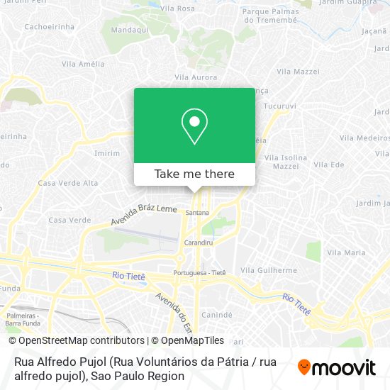 Rua Alfredo Pujol (Rua Voluntários da Pátria / rua alfredo pujol) map