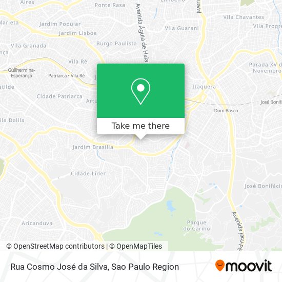 Rua Cosmo José da Silva map