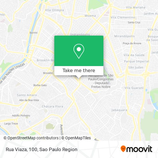 Rua Viaza, 100 map