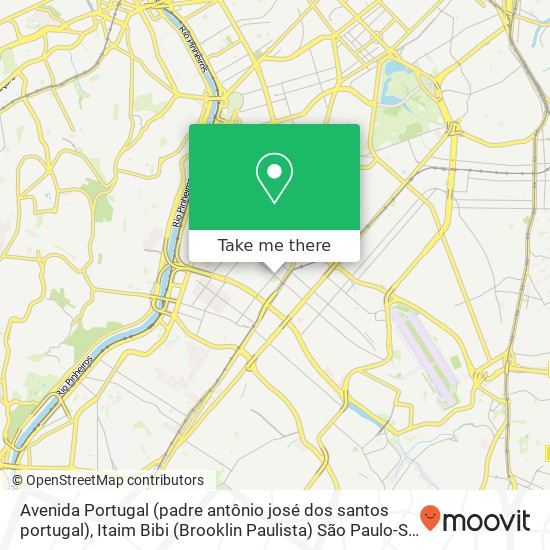 Avenida Portugal (padre antônio josé dos santos portugal), Itaim Bibi (Brooklin Paulista) São Paulo-SP map