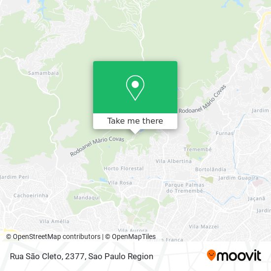 Rua São Cleto, 2377 map