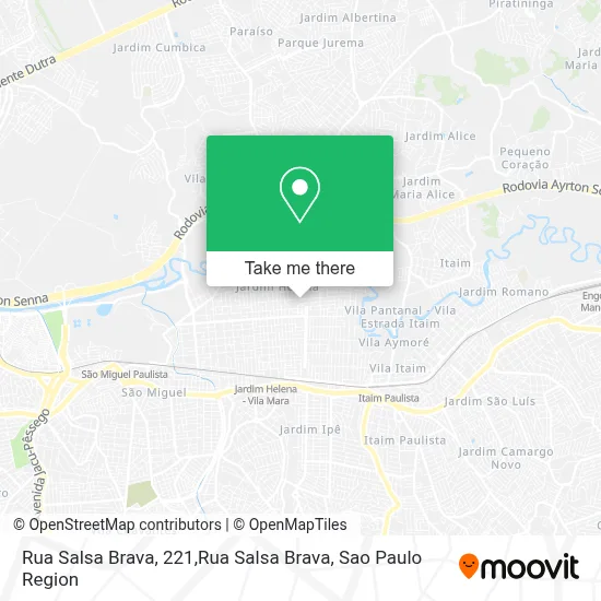 Rua Salsa Brava, 221,Rua Salsa Brava map