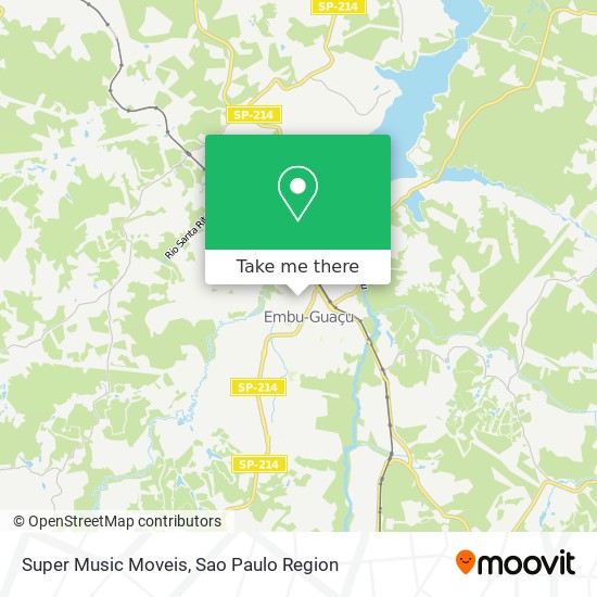 Super Music Moveis map