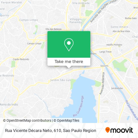 Rua Vicente Décara Neto, 610 map