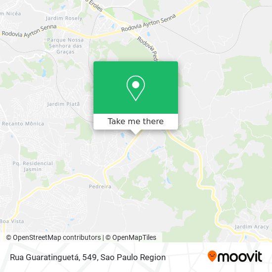 Rua Guaratinguetá, 549 map