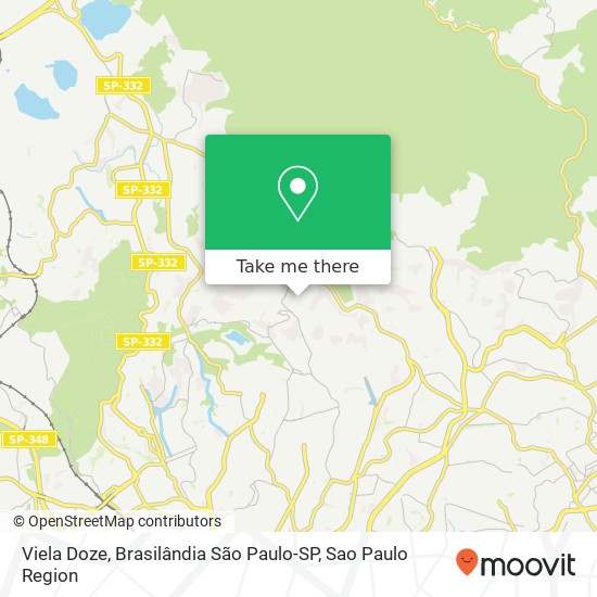 Mapa Viela Doze, Brasilândia São Paulo-SP