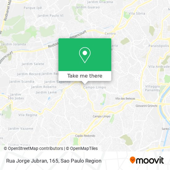 Rua Jorge Jubran, 165 map