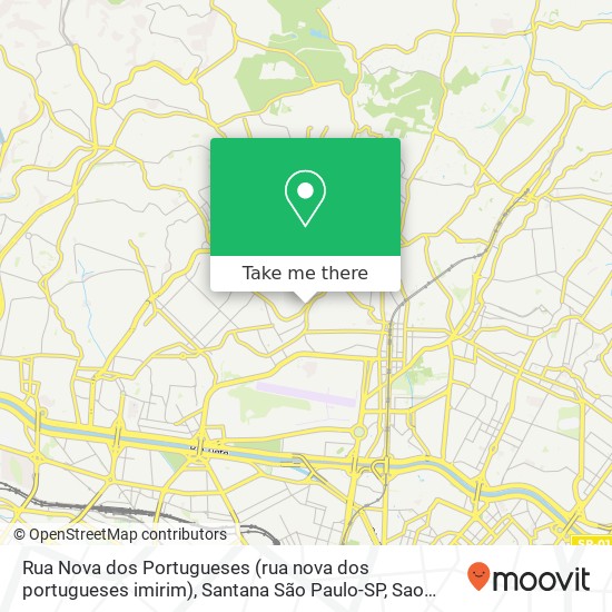 Rua Nova dos Portugueses (rua nova dos portugueses imirim), Santana São Paulo-SP map
