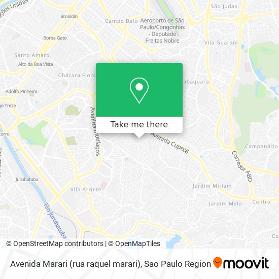 Avenida Marari (rua raquel marari) map