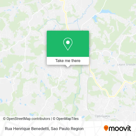 Rua Henrique Benedetti map