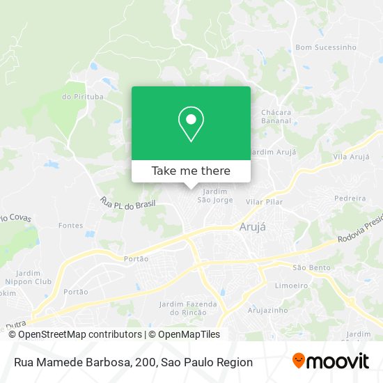 Rua Mamede Barbosa, 200 map