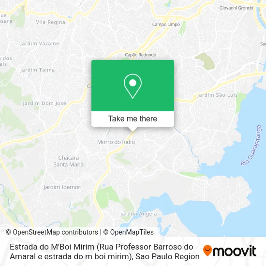 Estrada do M'Boi Mirim (Rua Professor Barroso do Amaral e estrada do m boi mirim) map