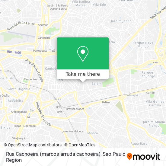 Rua Cachoeira (marcos arruda cachoeira) map