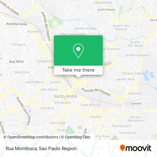 Rua Mombuca map