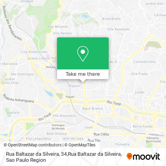 Mapa Rua Baltazar da Silveira, 34,Rua Baltazar da Silveira