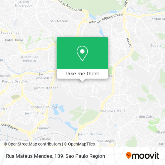 Mapa Rua Mateus Mendes, 139