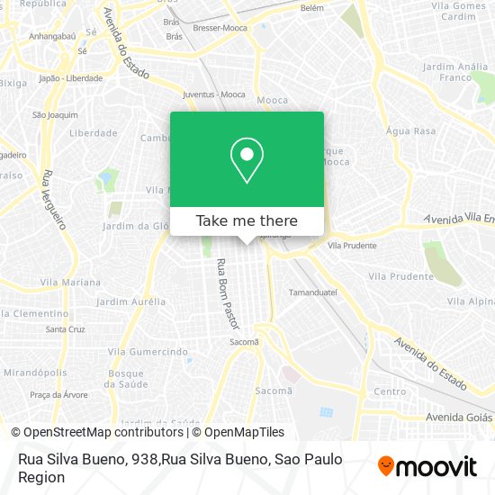 Mapa Rua Silva Bueno, 938,Rua Silva Bueno