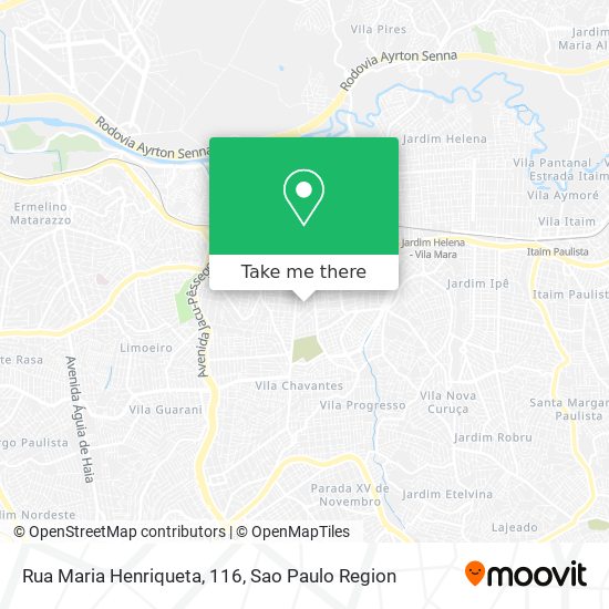Mapa Rua Maria Henriqueta, 116