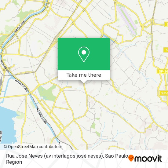 Rua José Neves (av interlagos josé neves) map