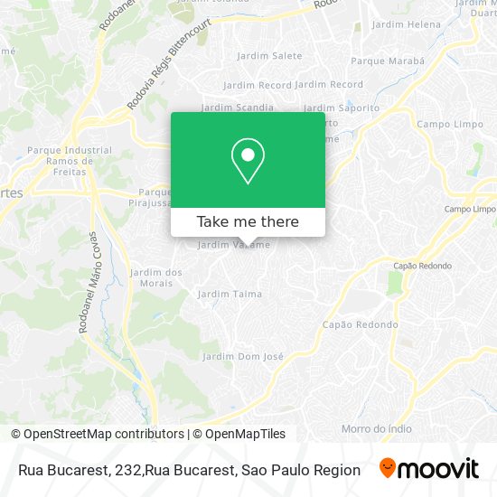 Rua Bucarest, 232,Rua Bucarest map