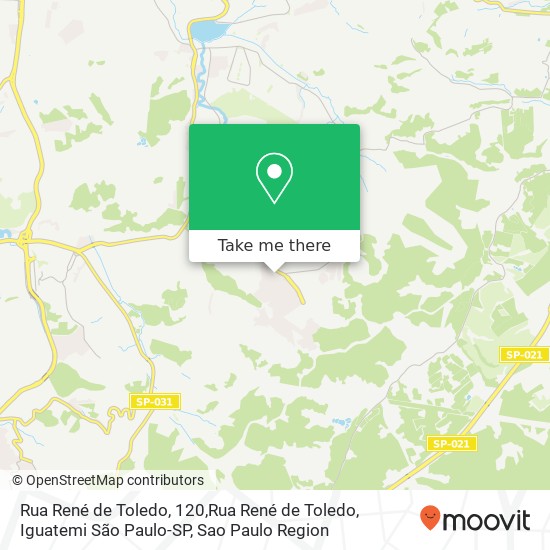 Mapa Rua René de Toledo, 120,Rua René de Toledo, Iguatemi São Paulo-SP
