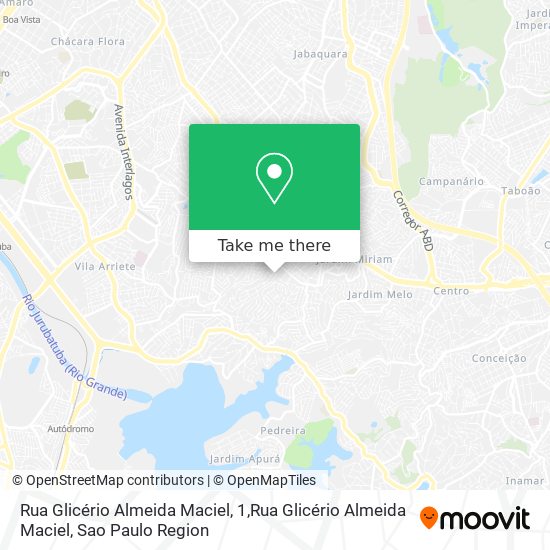 Rua Glicério Almeida Maciel, 1,Rua Glicério Almeida Maciel map