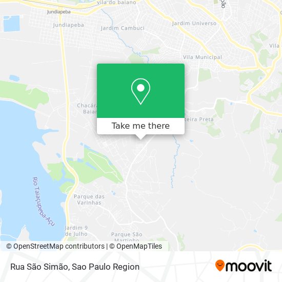 Rua São Simão map