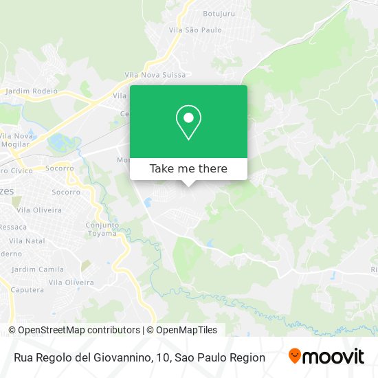 Rua Regolo del Giovannino, 10 map