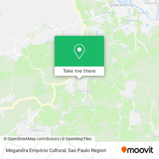 Megandra Empório Cultural map