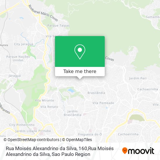 Rua Moisés Alexandrino da Silva, 160,Rua Moisés Alexandrino da Silva map